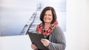 Dr. Katrin Schachenreiter in ihrer Ordination
